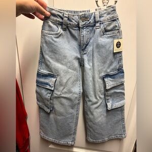 Toddler - Light Blue Cargo Jeans